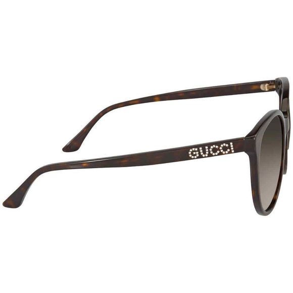 NEW Gucci Brown Round Women's Sunglasses - Picture 3 of 4